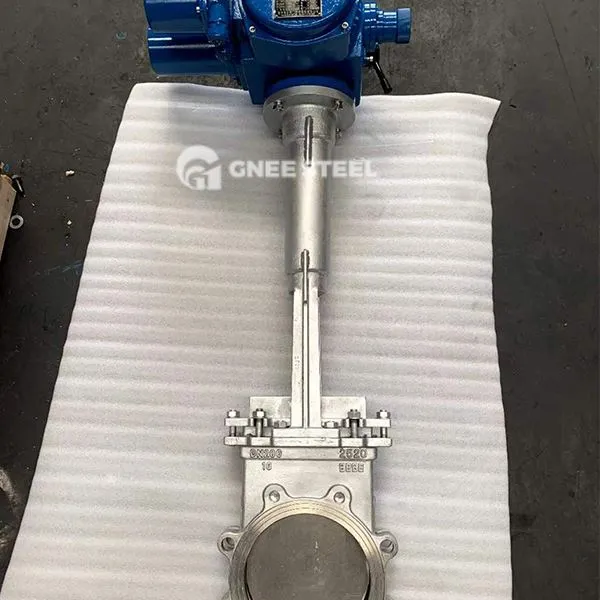 دریچه دروازه چاقوی درجه حرارت بالا