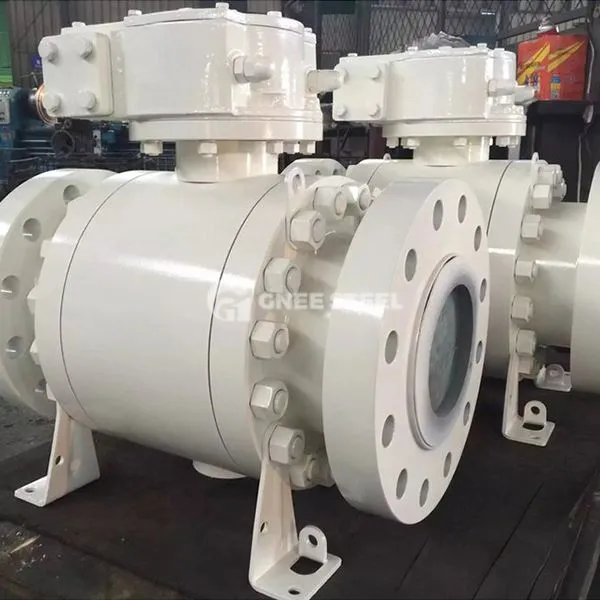 دریچه توپ Trunnion با فلزی