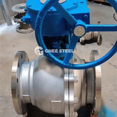 دریچه های توپ نصب شده Trunnion فلنج